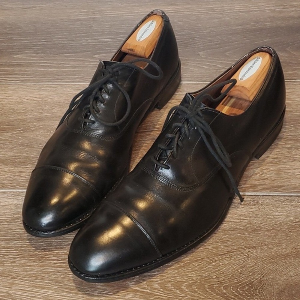 Recrafted Allen Edmonds Park Avenue Dress Cap Toe Oxford Shoes Size 14B